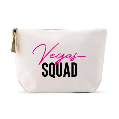Large Canvas Makeup Bag - Vegas Squad, BagMYGift
