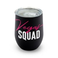 12 oz. Stemless Travel Tumbler - Vegas Squad, BagMYGift