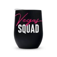 12 oz. Stemless Travel Tumbler - Vegas Squad, BagMYGift