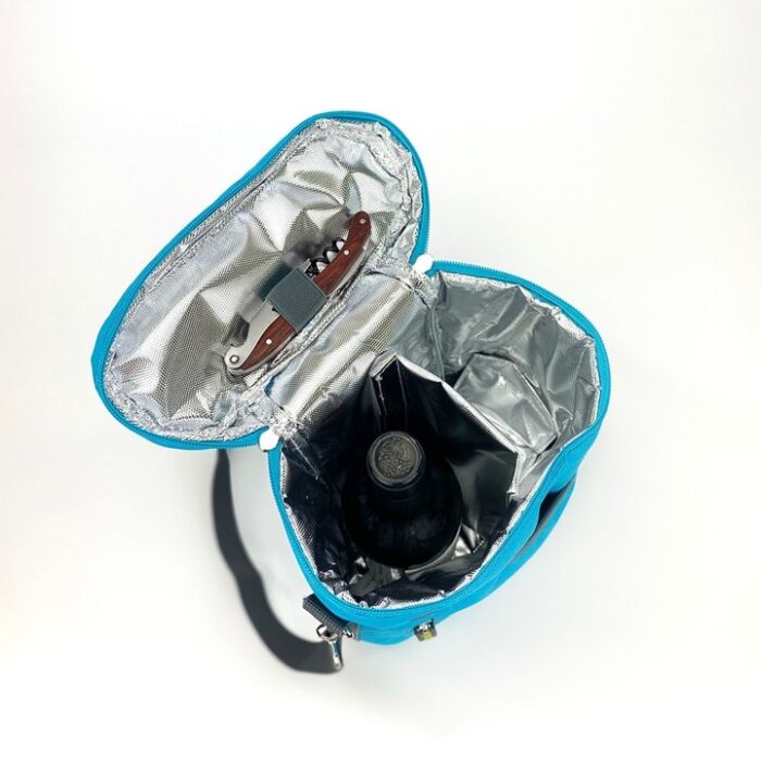 Insulated 2-Bottle Wine Tote, BagMYGift
