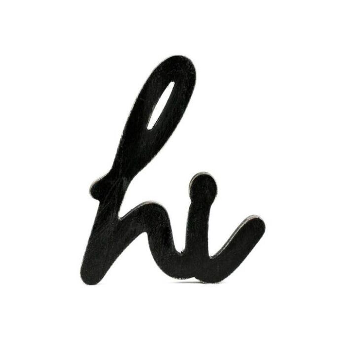 6x7x1 Wood Cutout - Hi, BagMYGift