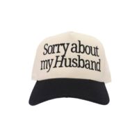 Sorry About My Husband Embroidered Trucker Hat, BagMYGift