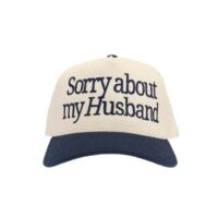 Sorry About My Husband Embroidered Trucker Hat, BagMYGift