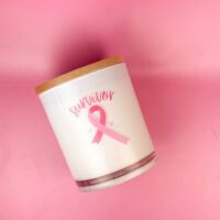 Survivor- Breast Cancer Soy Candle, BagMYGift