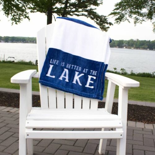 Lake - 50" X 60" Royal Plush Blanket, BagMYGift