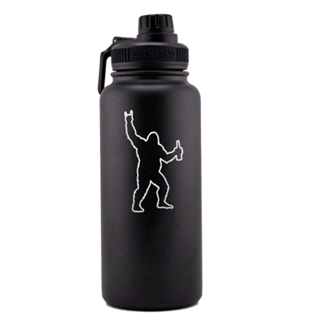 32 oz Sports Canteen w/ 3-in-1 Lid Rockin' Out Bigfoot, BagMYGift