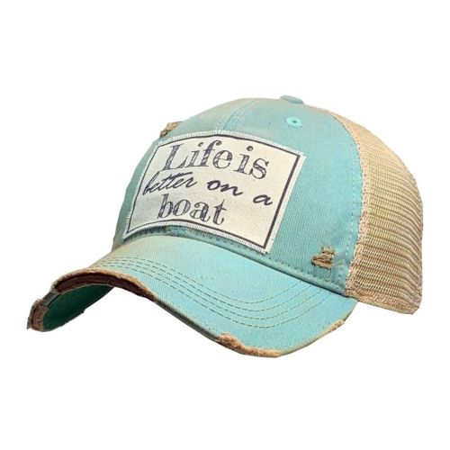 Life Is Better On A Boat Trucker Hat Baseball Cap, BagMYGift