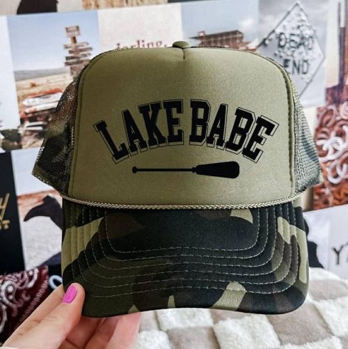 Lake Babe Trucker Hat, BagMYGift